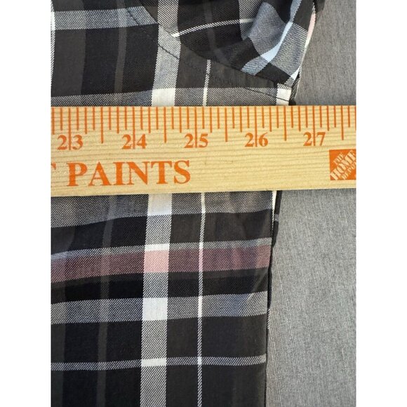 CAVI Designer Shirt Men’s Sz 5X Long Sleeve Blk/White/Pink Stripe Button-Up - Picture 10 of 11